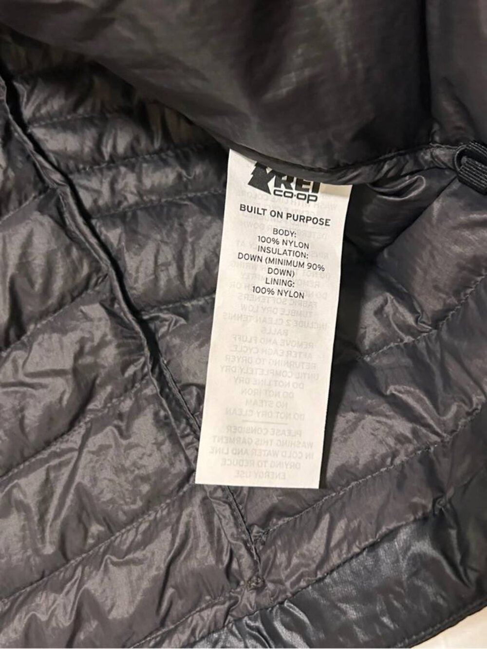 REI Down Packable Puffer Vest Black Full Zip Women's Medium - Picture 2 of 3
